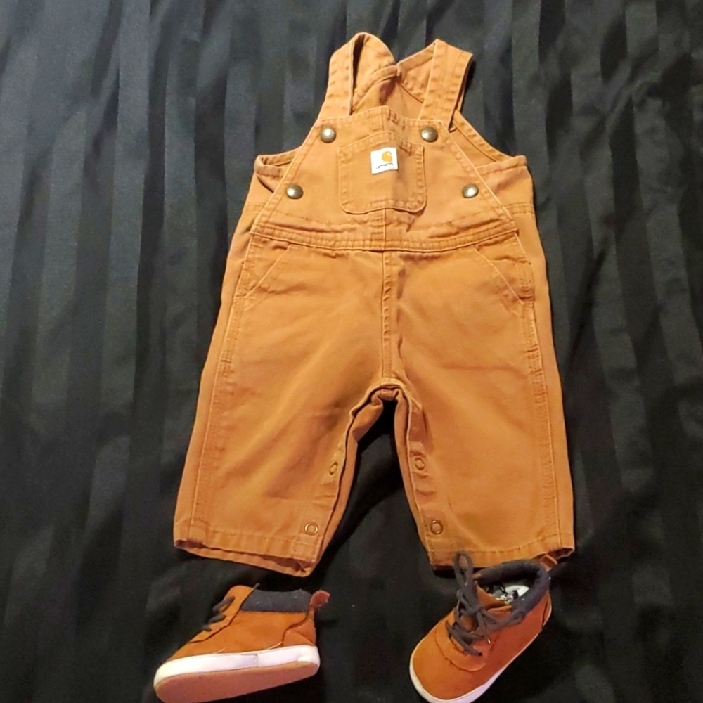 Carhartt Overalls w/ Bonus boots